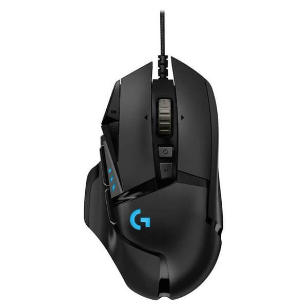 Logitech G502 Hero gaming mouse, black