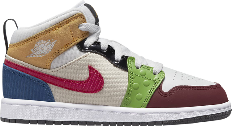 Air Jordan 1 Mid SE PS Messy Room Multicolor