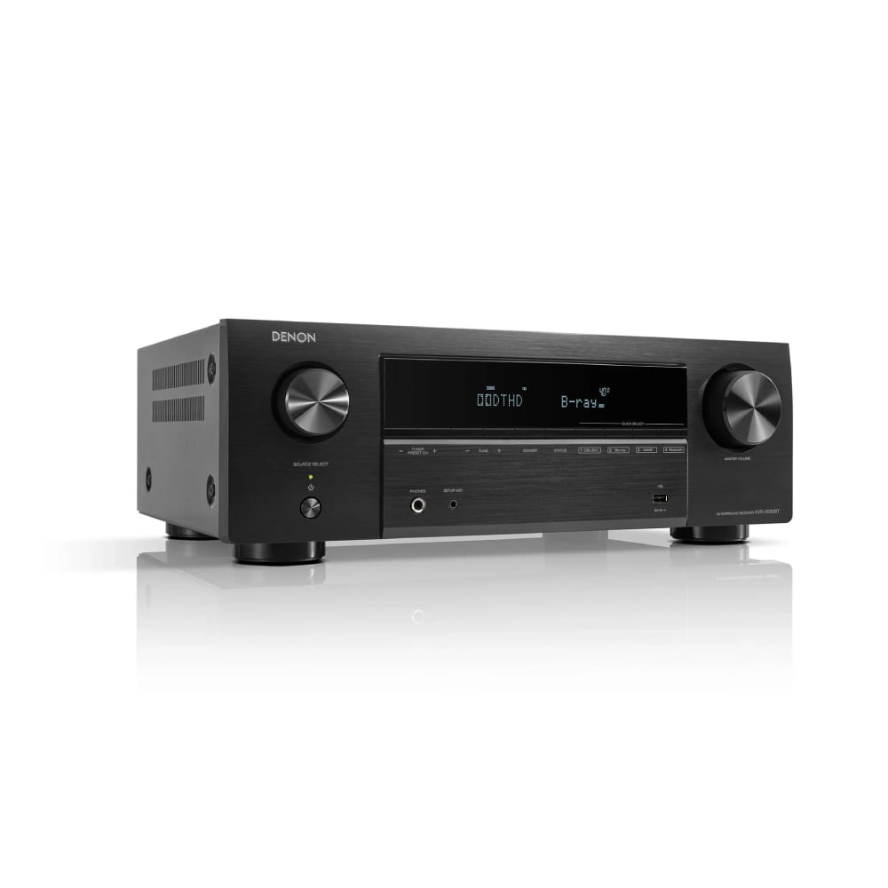 جهاز استقبال AV من Denon AVR-X580BT، 5.2 قناة، أسود