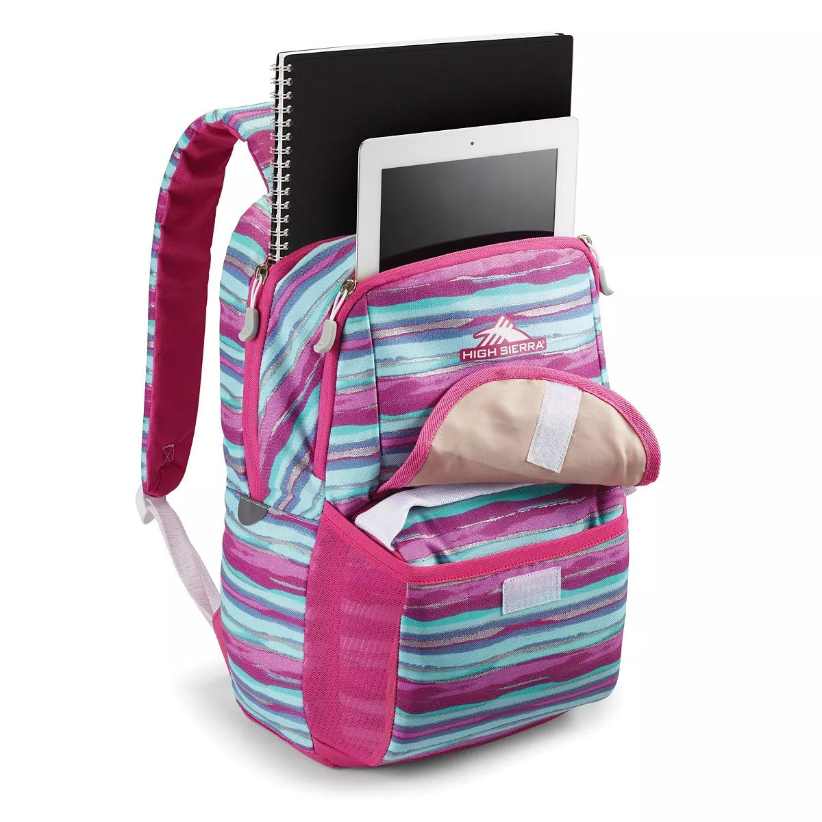 High Sierra Ollie Backpack, Pink/Blue