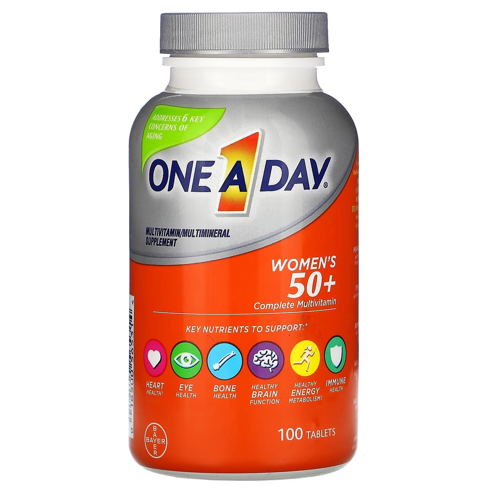 One-A-Day, Complete Multivitamin for Women Over 50, 100 Tablets