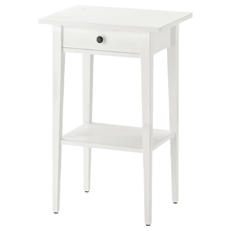 Bedside table Ikea Hemnes 46x35, white