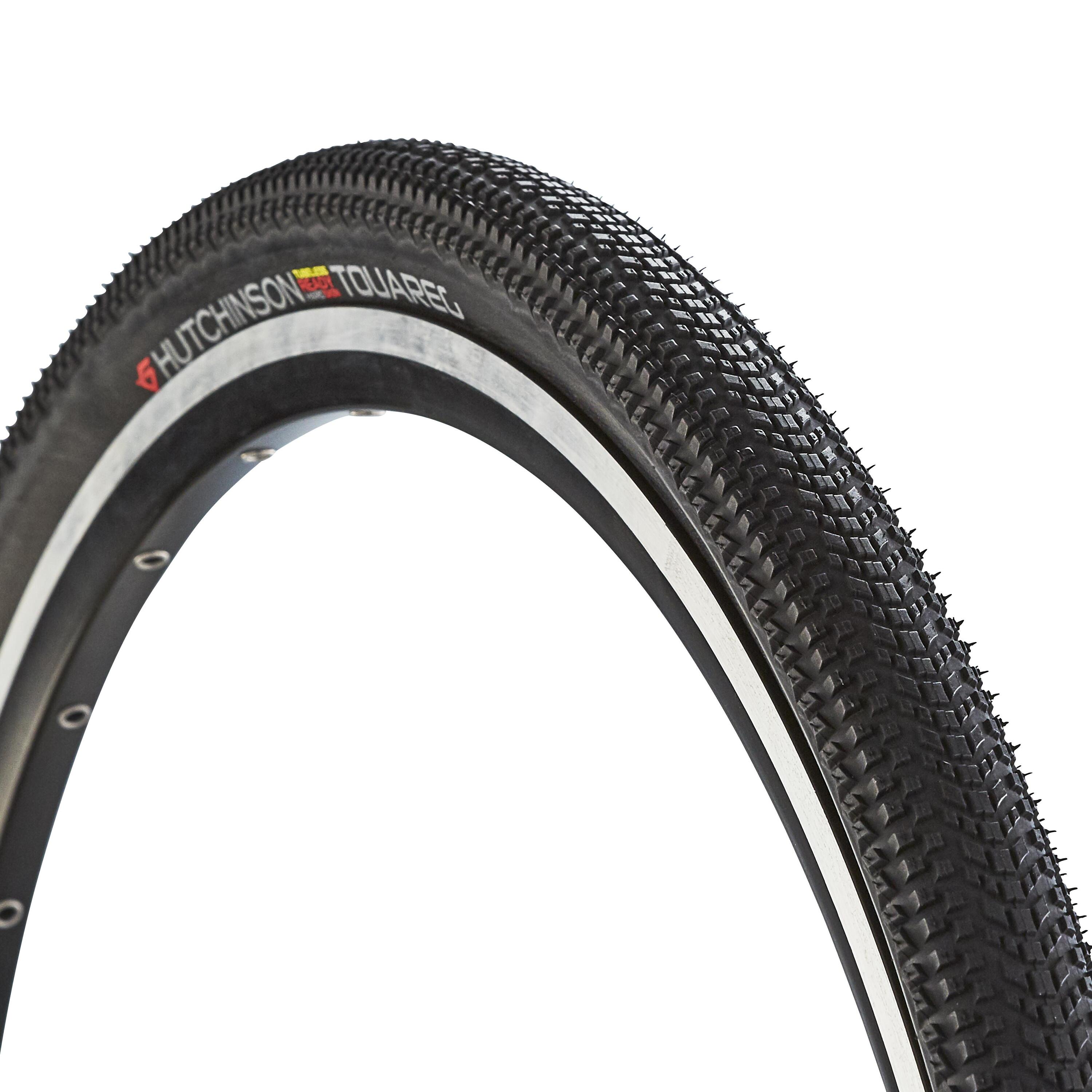 إطار دراجة قابل للطي Gravel Hutchinson Touareg 700×40 Hardskin Tubeless Ready أسود، أسود