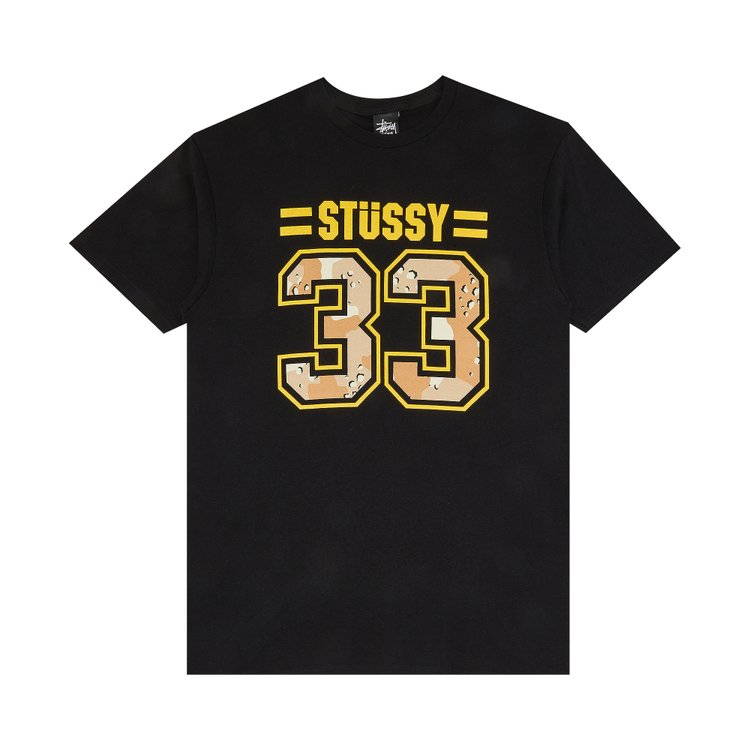 تي شيرت Stussy 33/80 Camo 'Black'، أسود