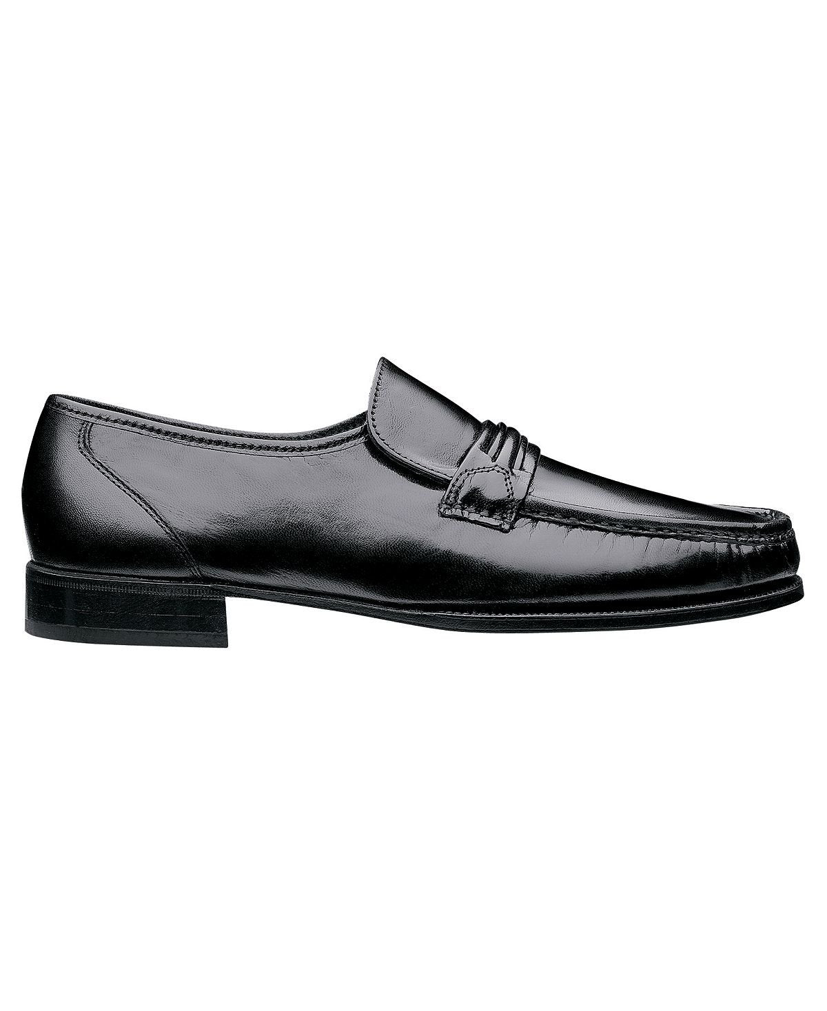 Men's loafers como moc toe penny Florsheim, black