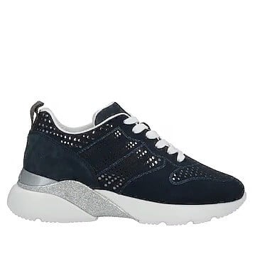 Hogan wedge sneakers, dark blue