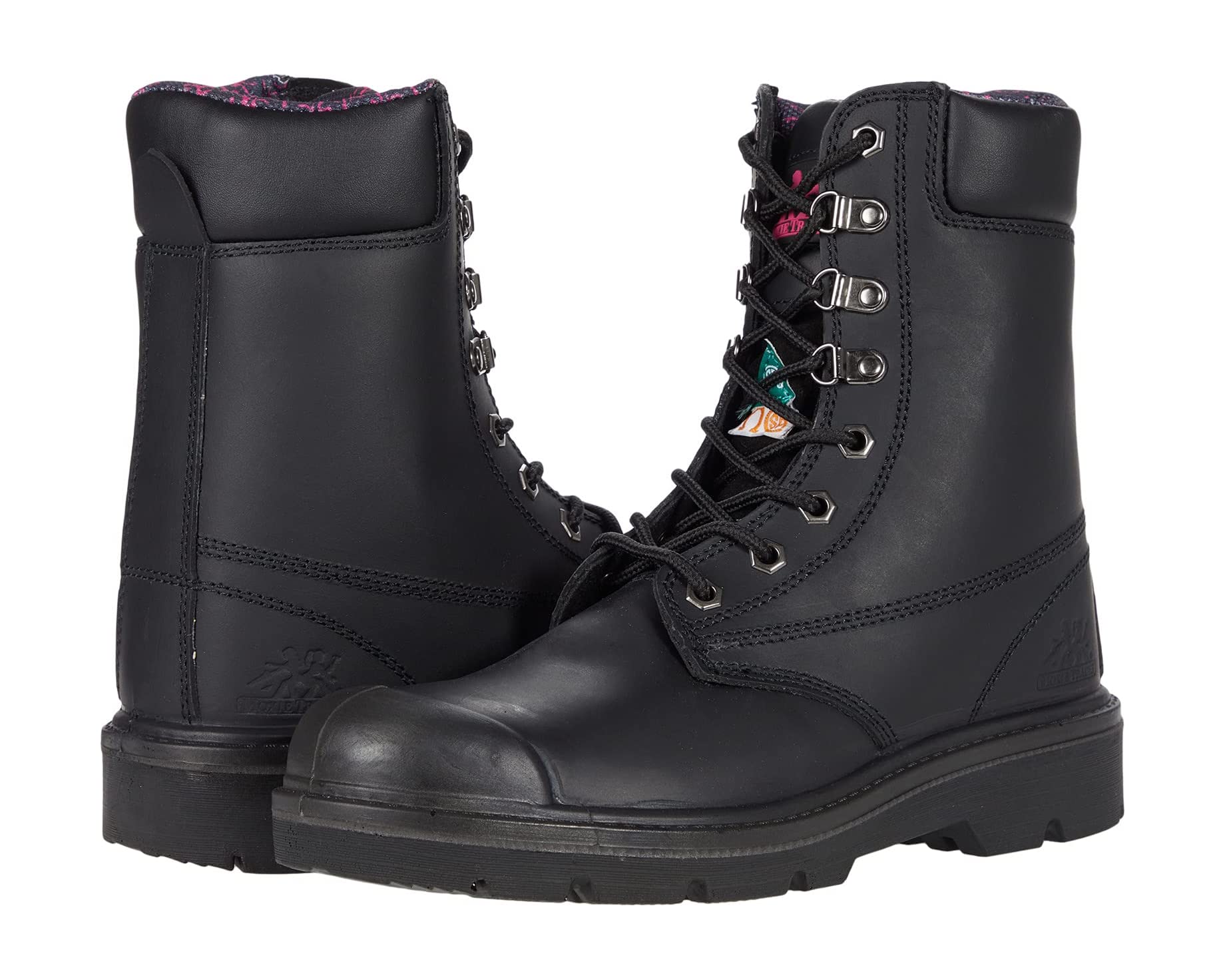 Anne 8" Moxie Trades Boots, Black