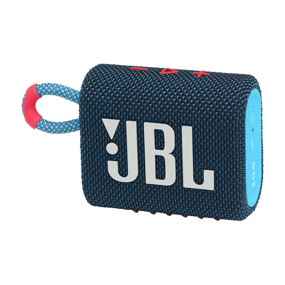 Portable speaker system JBL Go 3, blue/pink