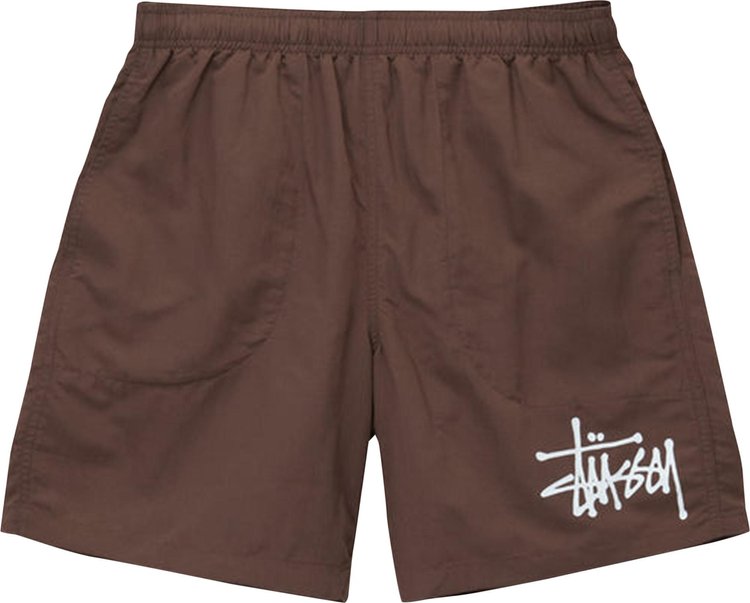 Stussy Big Basic Water Short 'Brown', brown