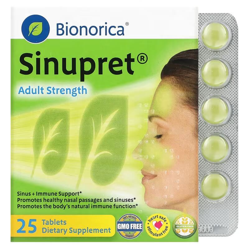 Sinupret Bionorica Sinus + Immune support, 25 tablets