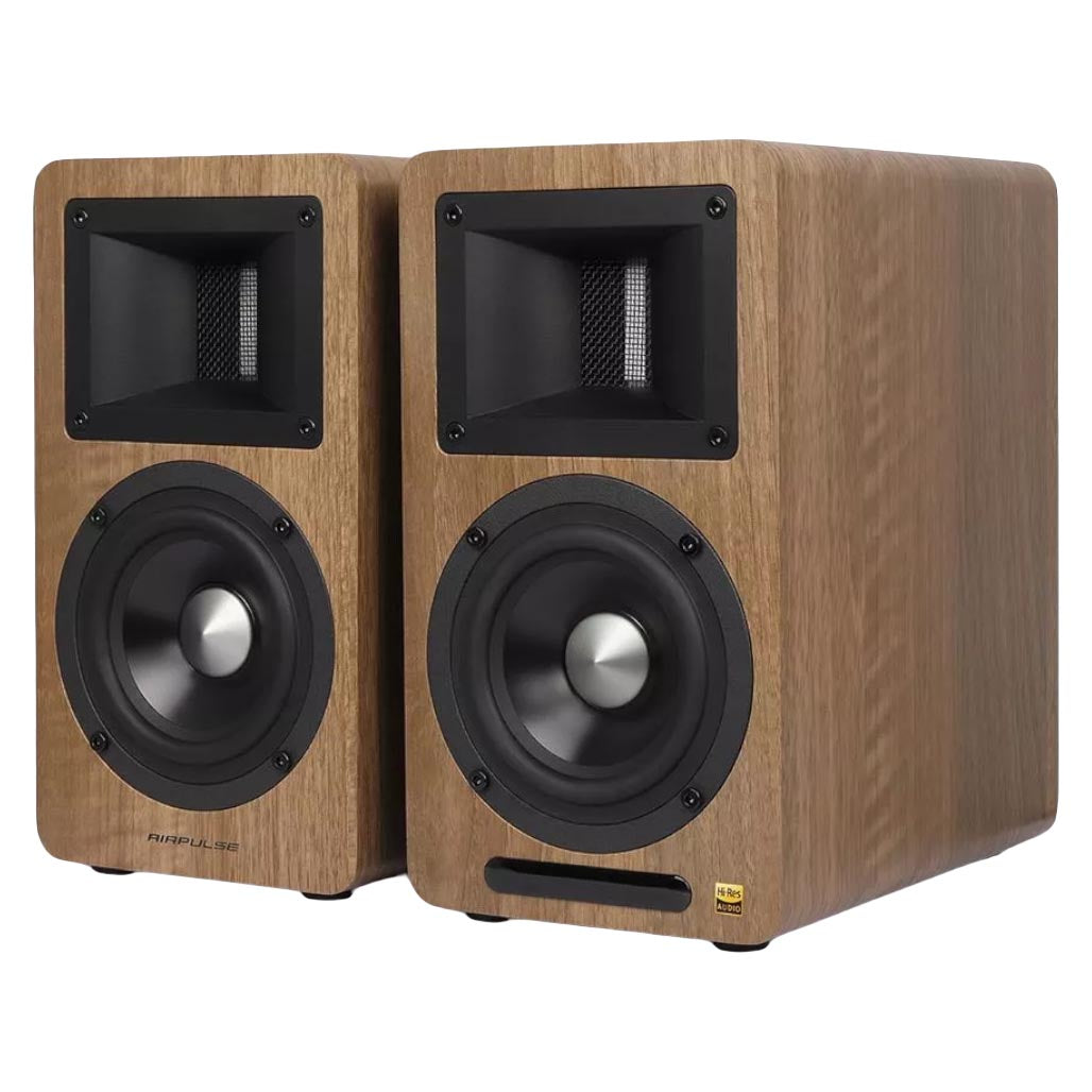 Bookshelf speakers Airpulse A80, 2 pcs, walnut