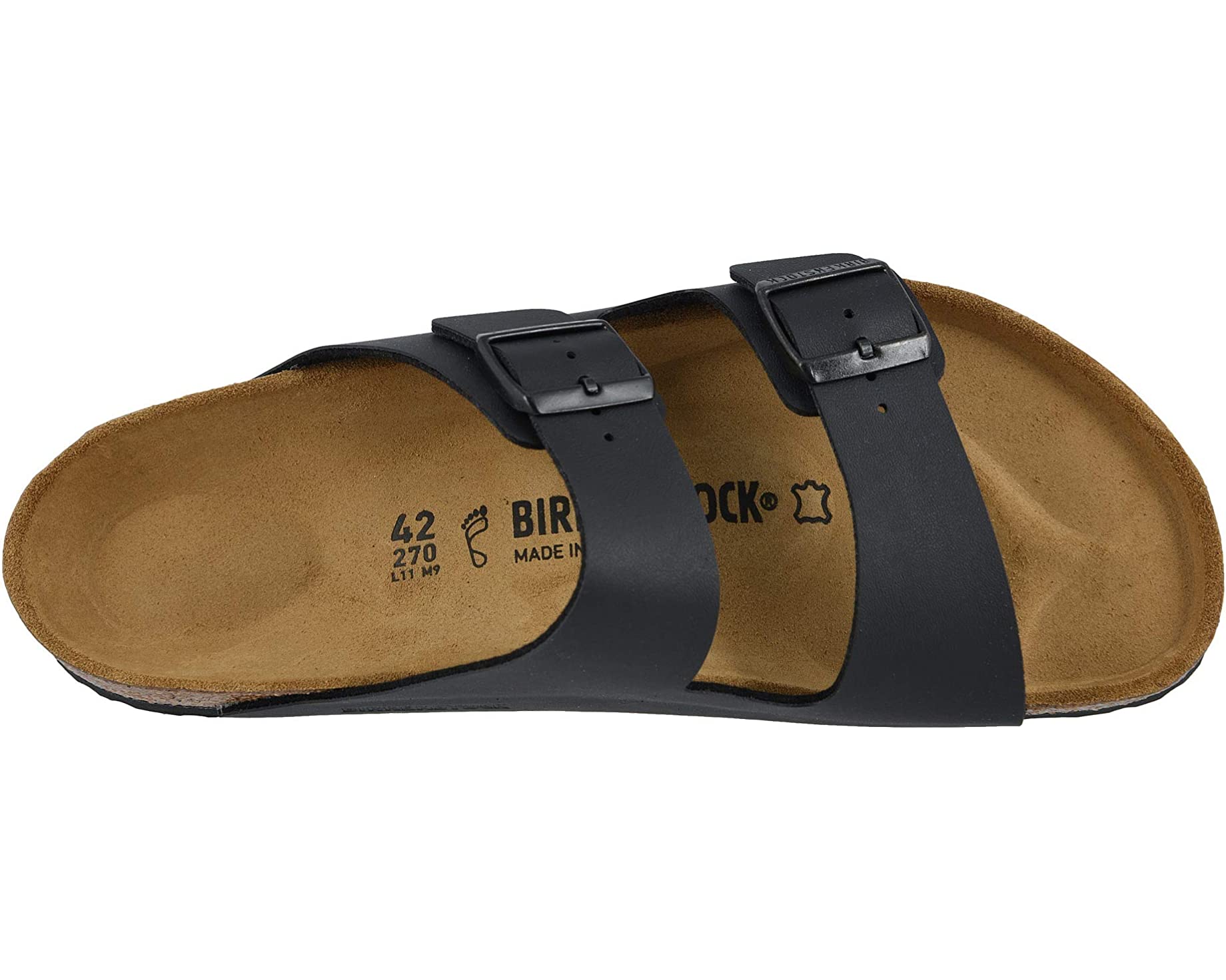 Sandals Arizona - Birko-Flor Birkenstock, black