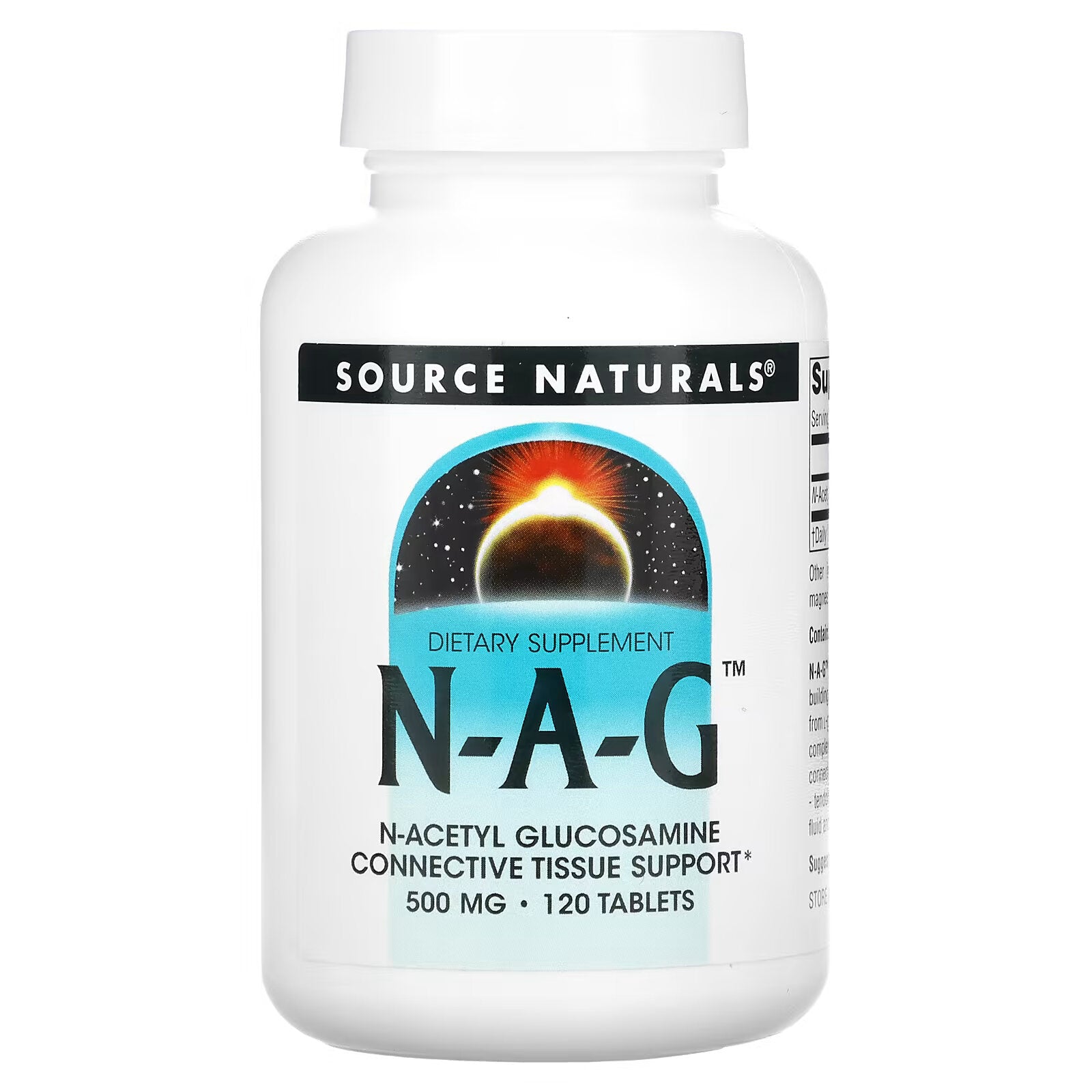 Source Naturals, NAG، 500 مجم، 120 قرصًا