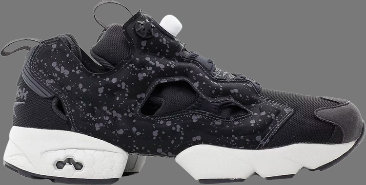 حذاء رياضي Instapump fury sp 'coal' من Reebok باللون الأسود