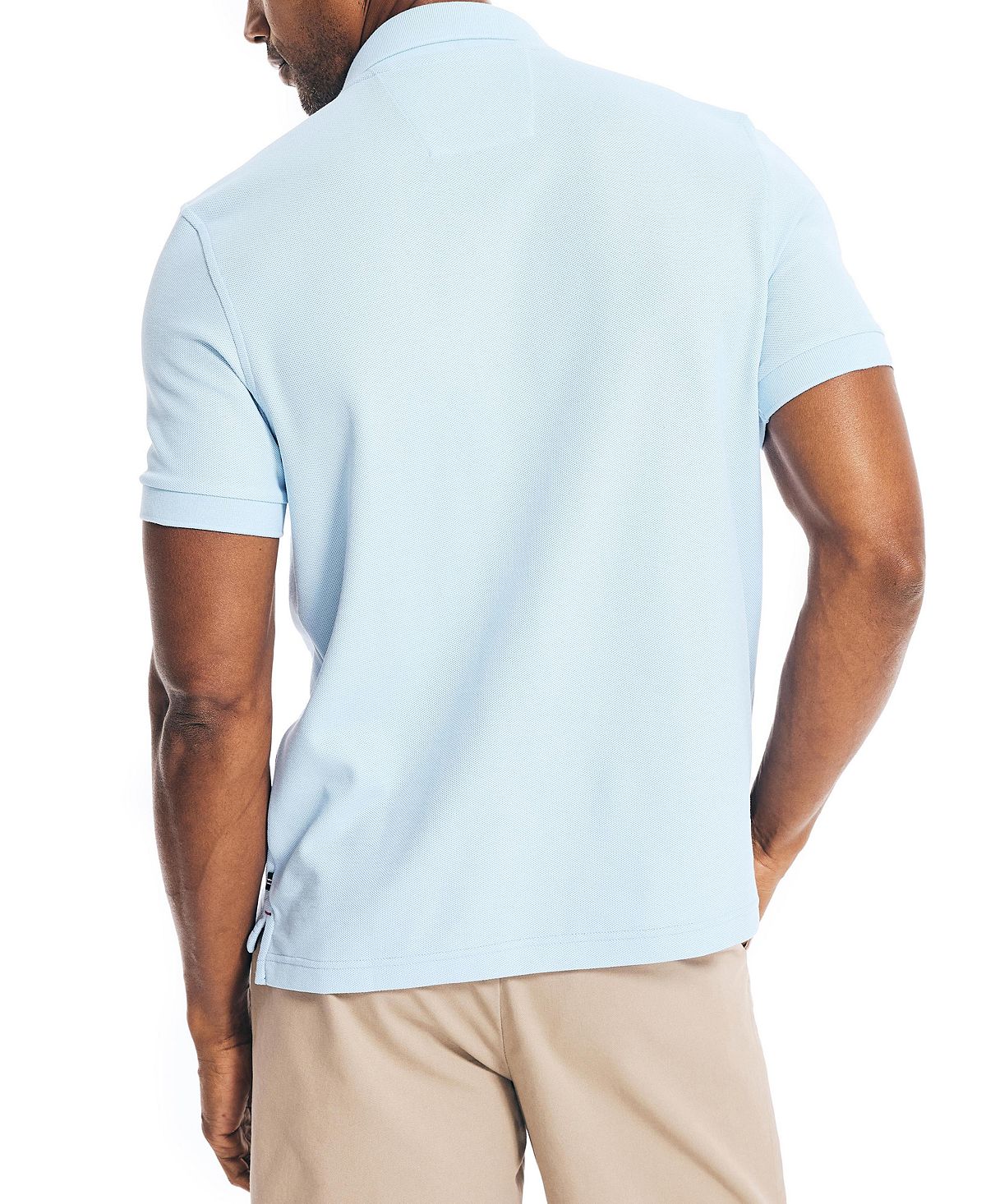 Men's regular fit polo shirt made from environmentally friendly Nautica materials, multi