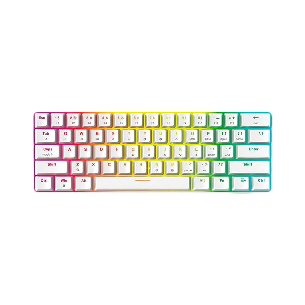 Mechanical keyboard Fantech MAXFIT61 MK857, white