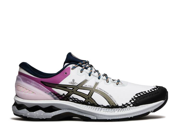 ASICS VIVIENNE WESTWOOD X GEL KAYANO 27 DE 'WHITE LICHEN ROCK' sneakers, white