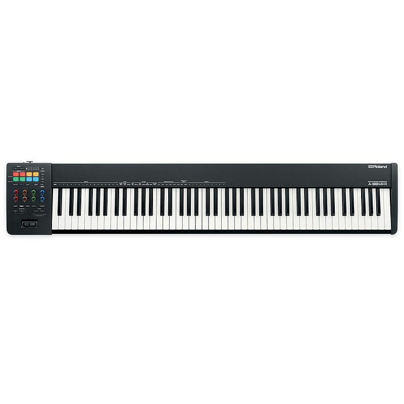 وحدة تحكم ميدي مرجحة من Roland A-88MK2 ذات 88 مفتاحًا