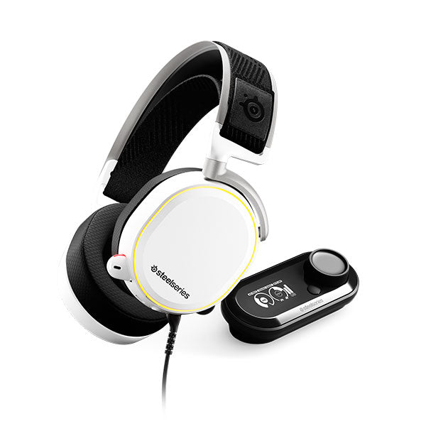 Wired gaming headphones SteelSeries Arctis Pro GameDAC, white