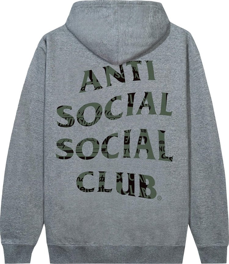 Anti Social Social Club Don Dada Hoodie 'Heather Grey', gray