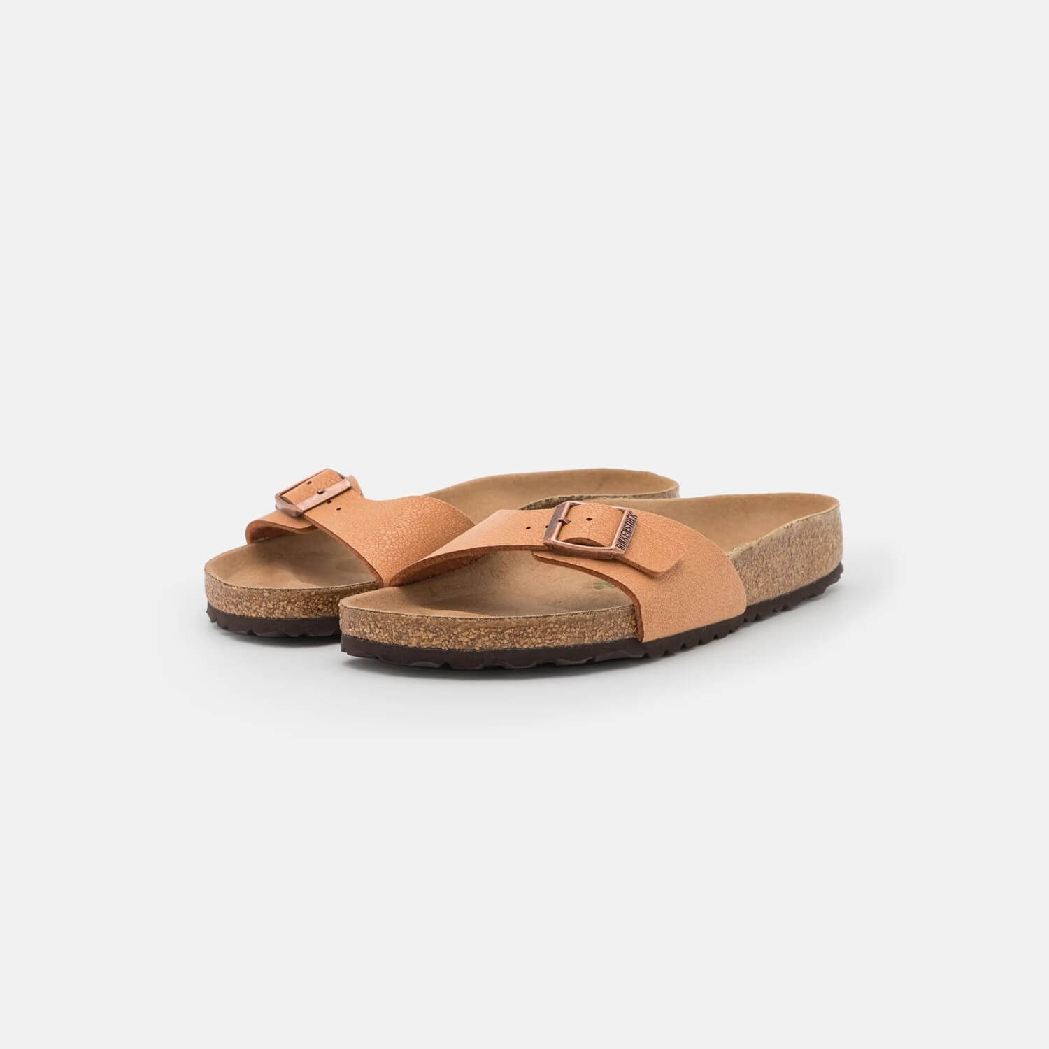 Birkenstock Madrid BFBC Earthy Vegan Narrow Sandals, Peach