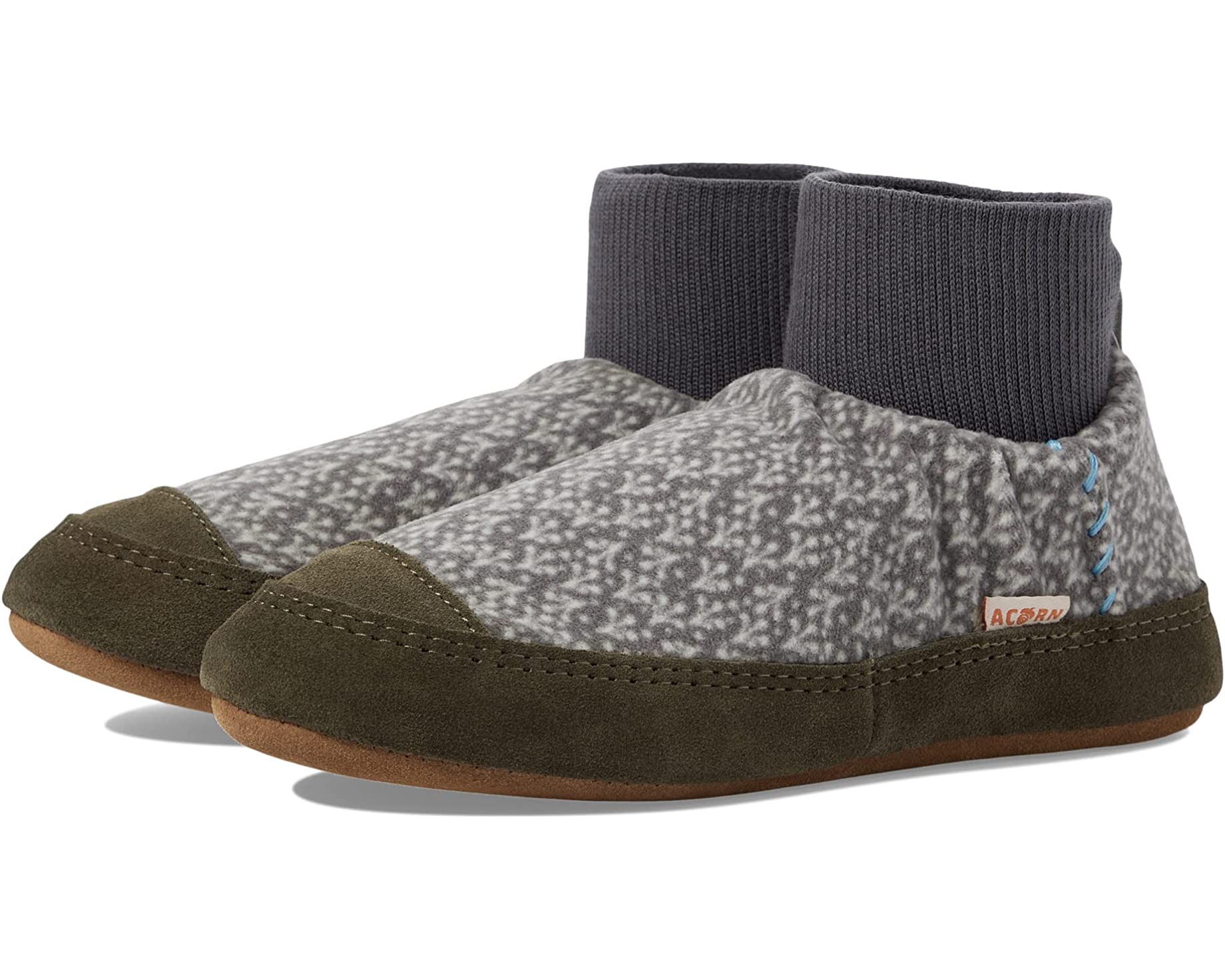 Polar Pair Acorn Slippers, Ash