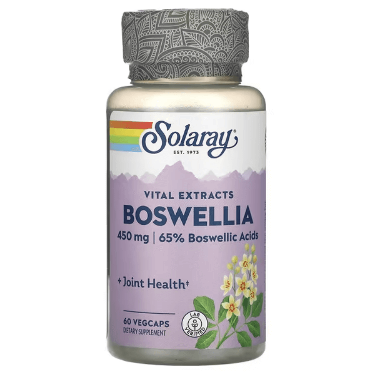 Boswellia Boswellia 450 mg, 60 vegetable capsules, Solaray