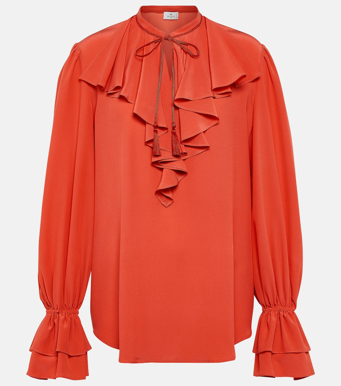 Silk blouse ETRO, red