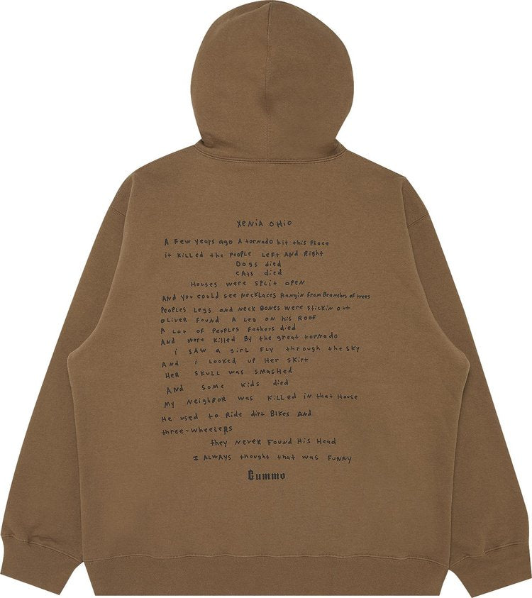 Supreme Gummo Hooded Sweatshirt 'Olive Brown', brown