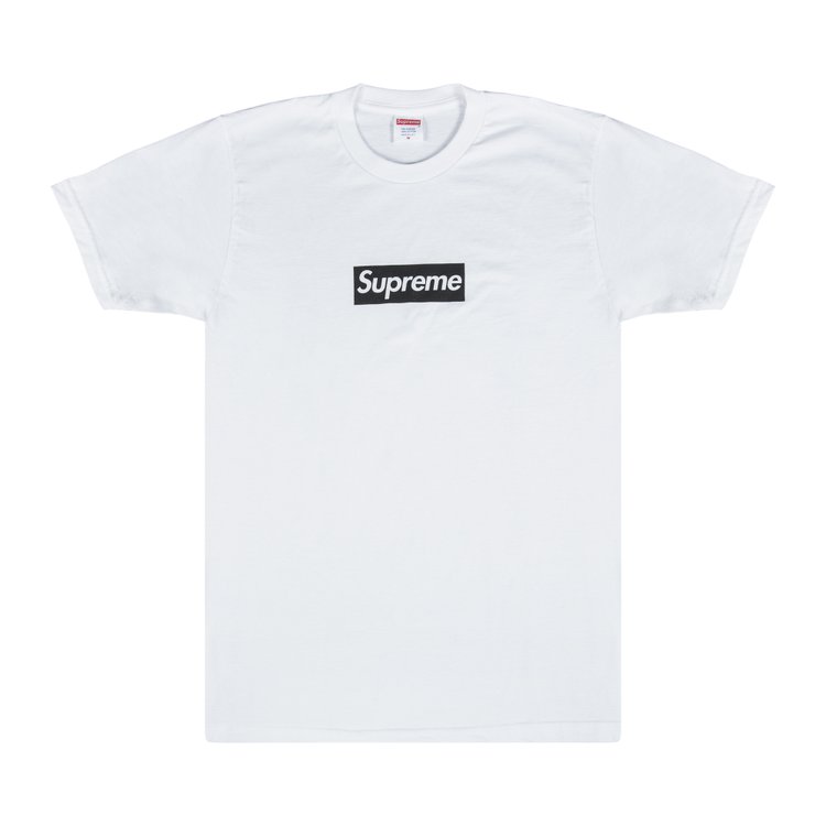 تي شيرت Supreme Paris Box Logo "أبيض"، أبيض