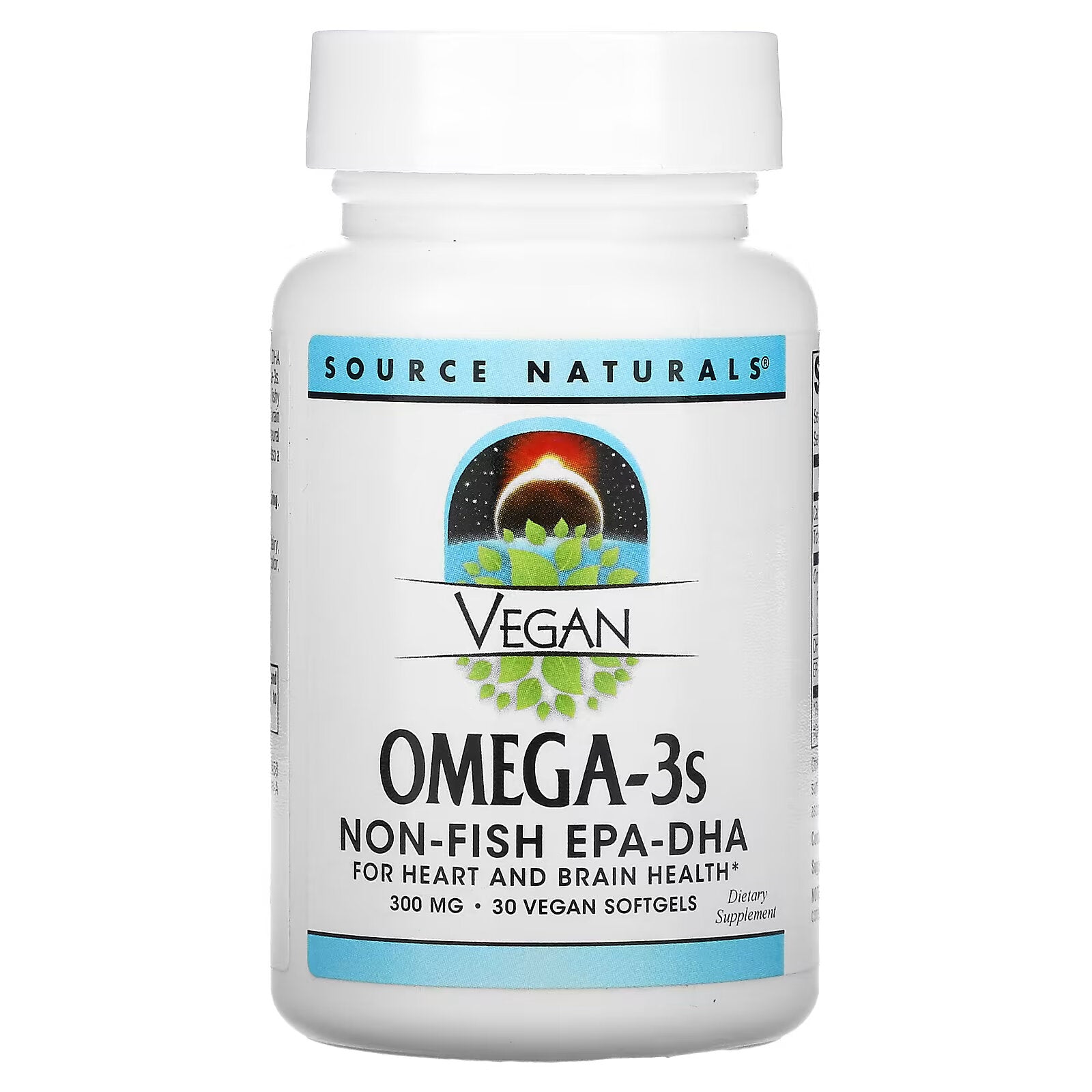 Source Naturals, Vegan Omega-3s EPA-DHA, 300 mg, 30 Softgels