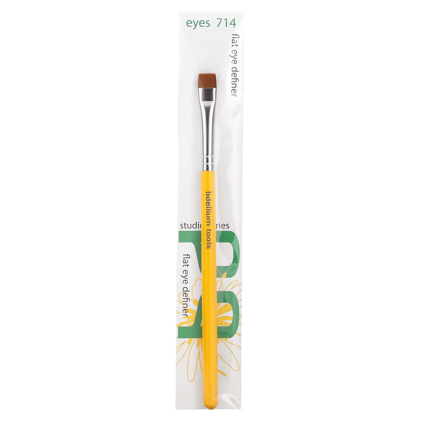 Bdellium Tools, Studio Line, Eyes 714, 1 flat eye brush