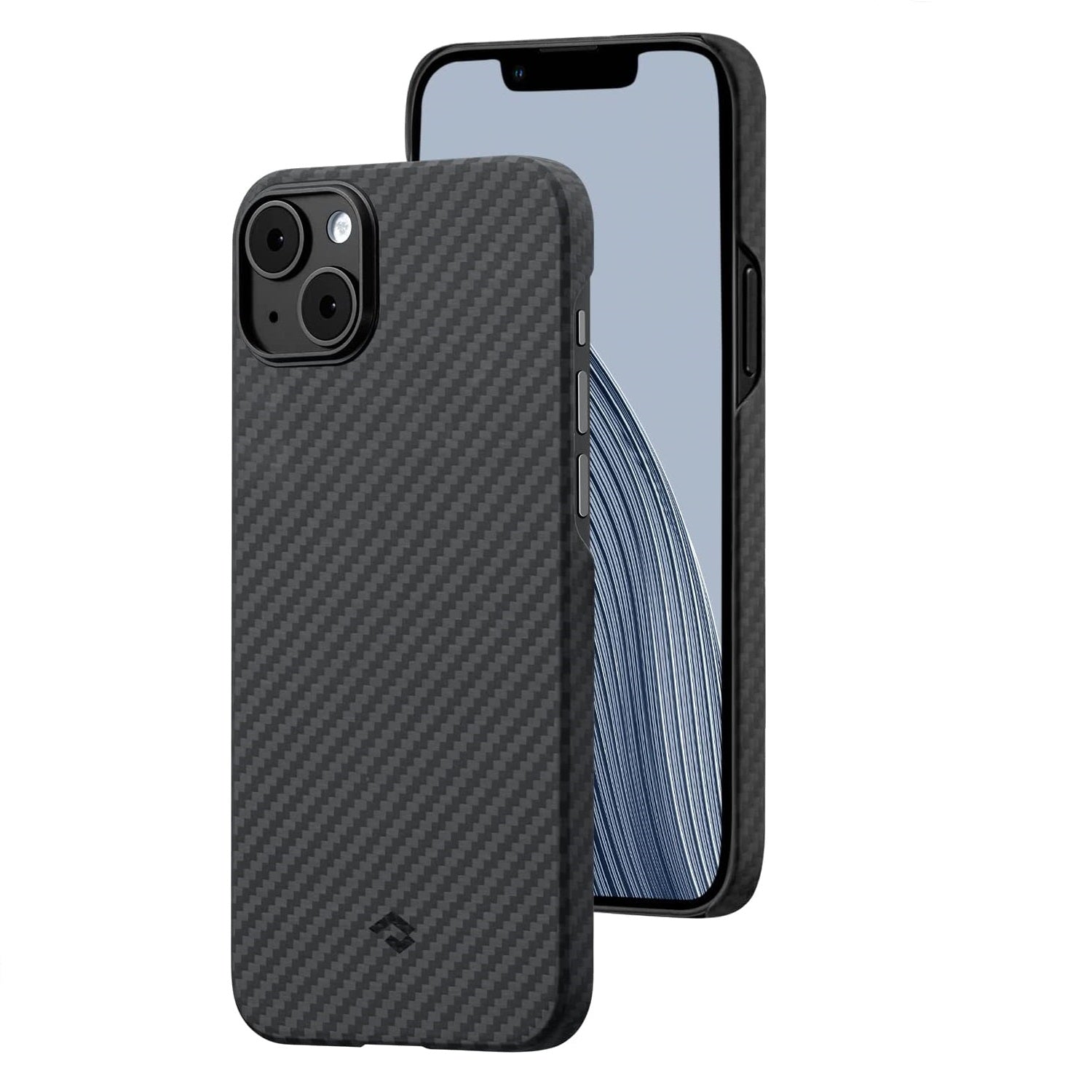 Pitaka MagEz Case 3 for iPhone 14, 1500D Black/Grey(Twill)