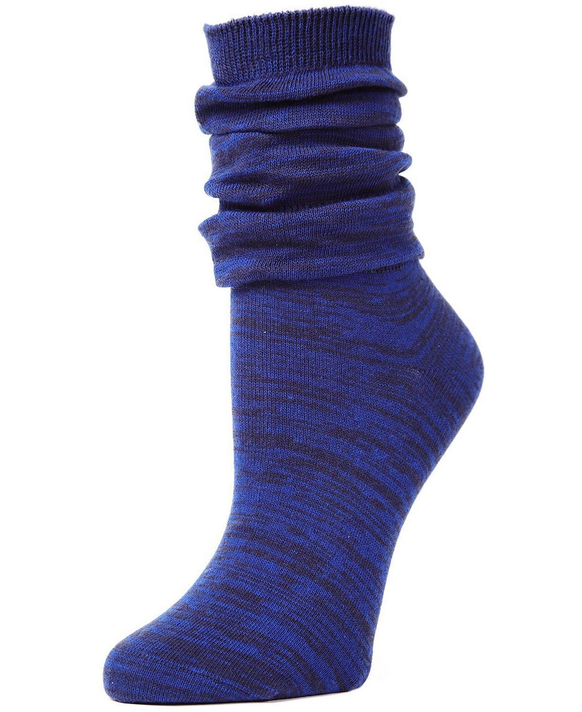 Flake Zag MeMoi Women's Sherpa Lined Lounge Socks, Blue