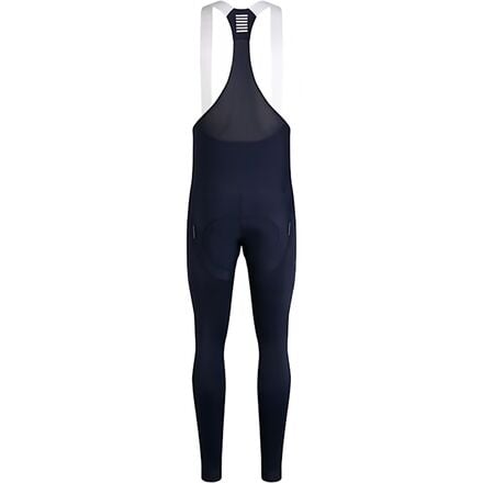 Men's Rapha Pro Team training tights + overlay, navy blue/white