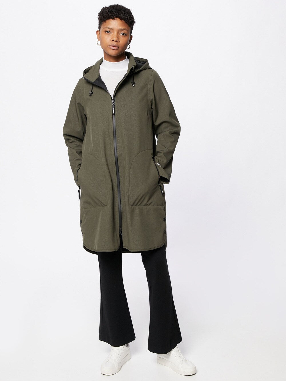 Raincoat ILSE JACOBSEN, dark green