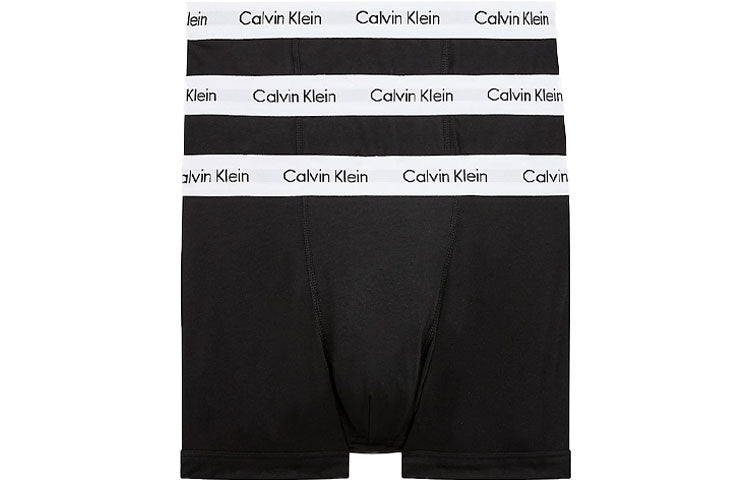 Calvin Klein Men's Briefs, Black (3-Stripe)