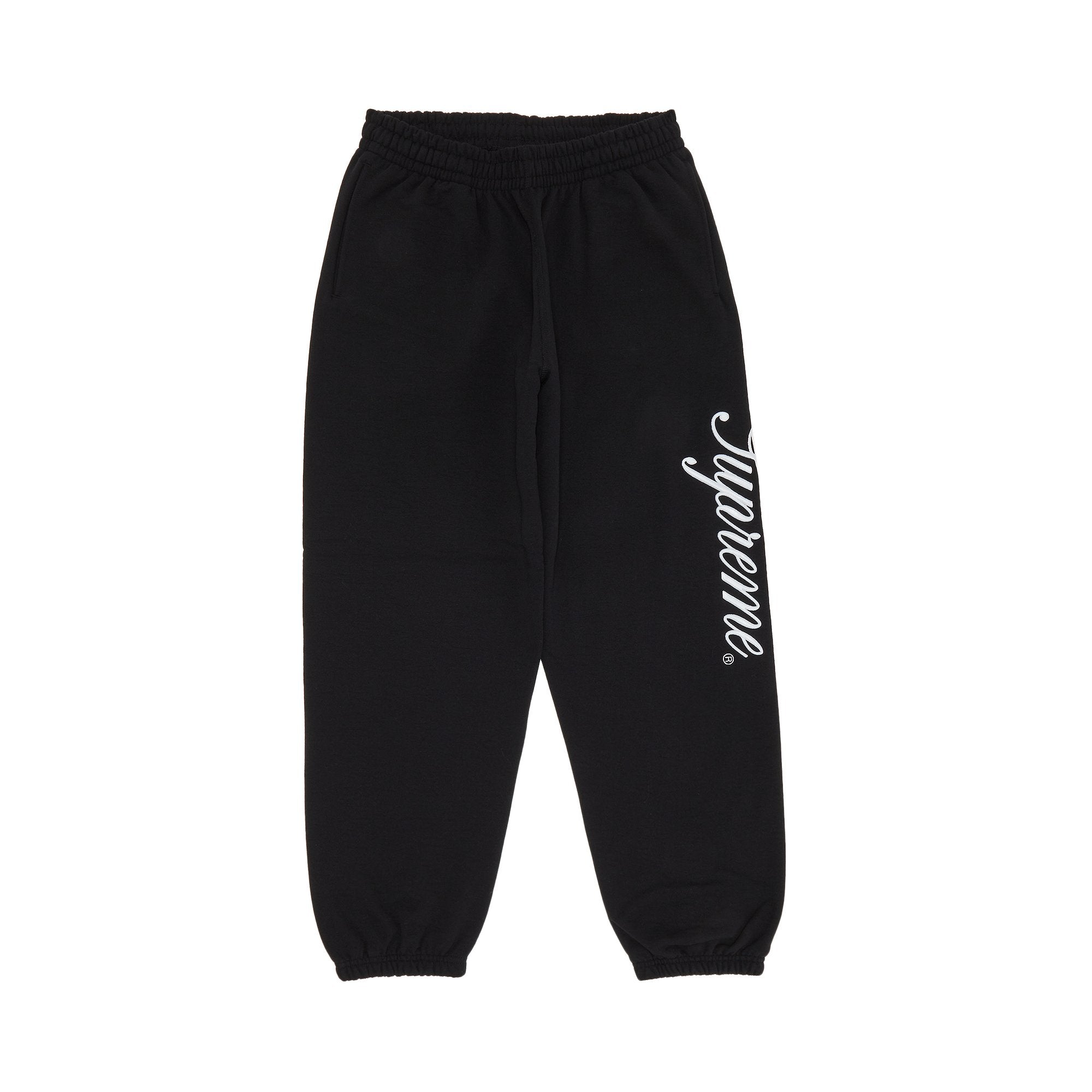 Supreme Textured Sweatpants, Black