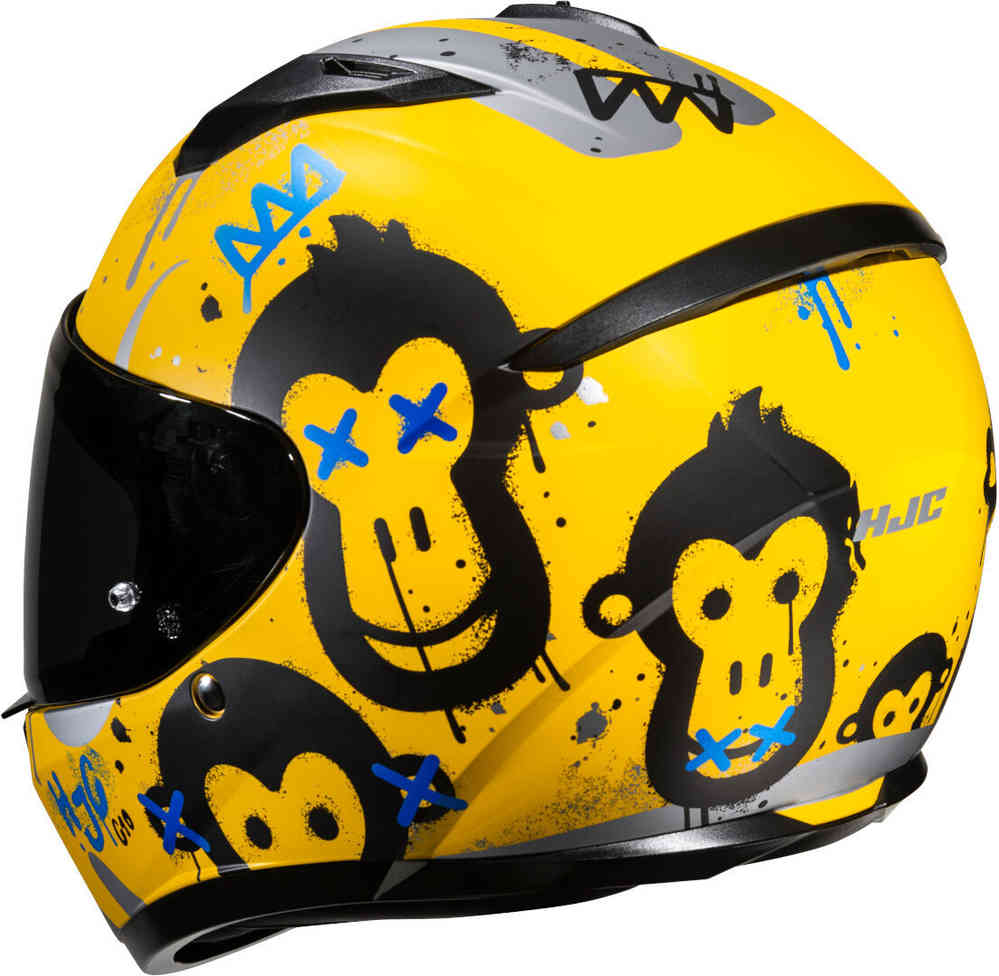 Youth helmet C10 Geti HJC, black yellow