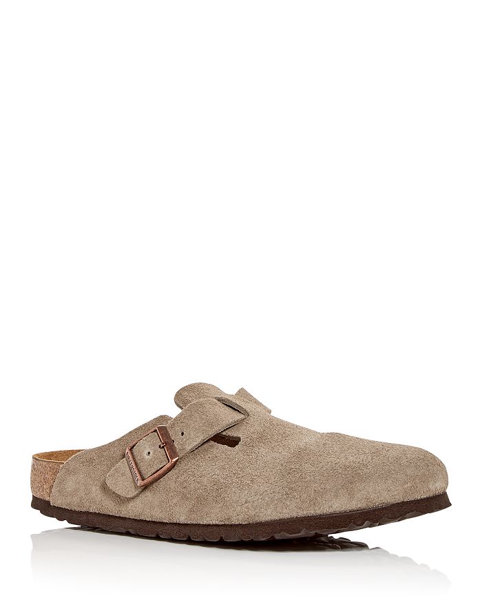 Women's Boston Birkenstock Suede Clogs