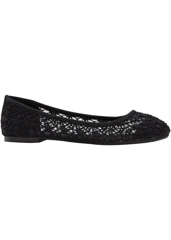 Bodyflirt ballet flats, black