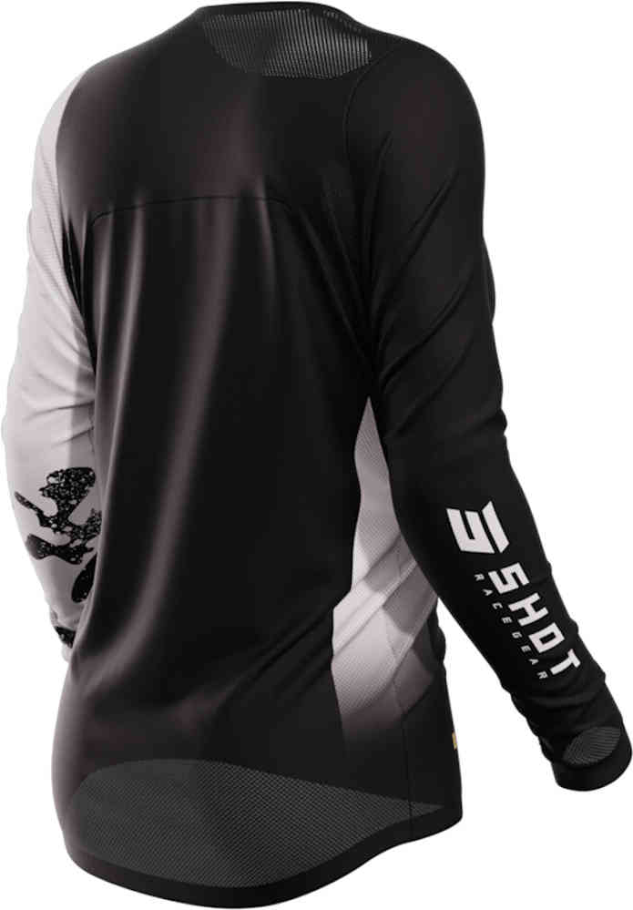 Contact Shelly 2.0 Shot Women's Motocross Jersey, Black and White