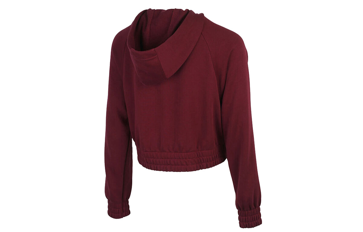 Women's sweatshirt, dark red, marmalade color Nike