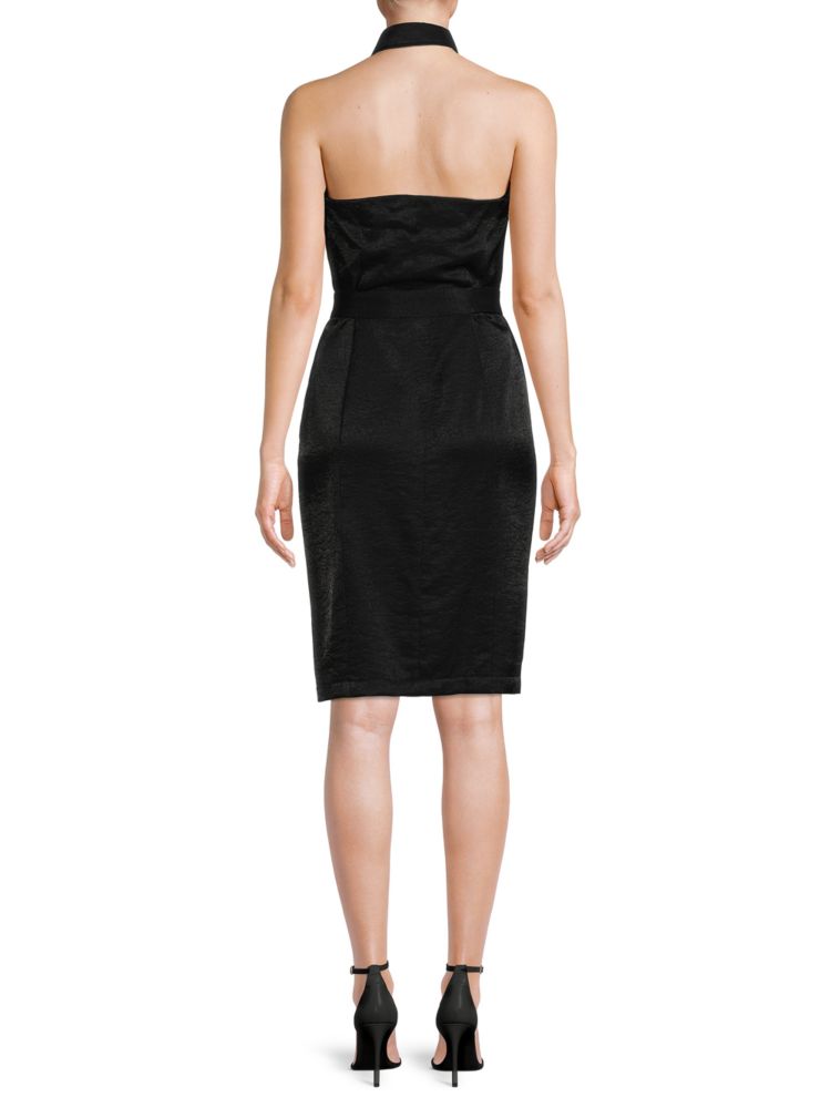 Vestito halterneck dress Love Moschino, black