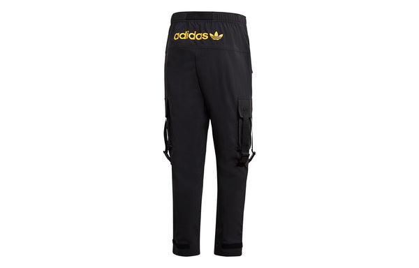 بنطال رياضي adidas originals TECH PANT بجيوب متعددة، أسود، أسود