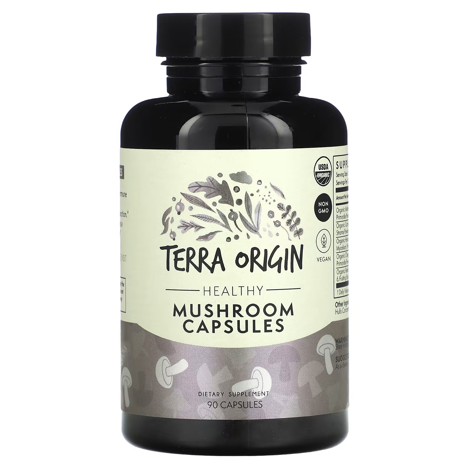 Dietary supplement Terra Origin healthy mushroom capsules, 90 capsules