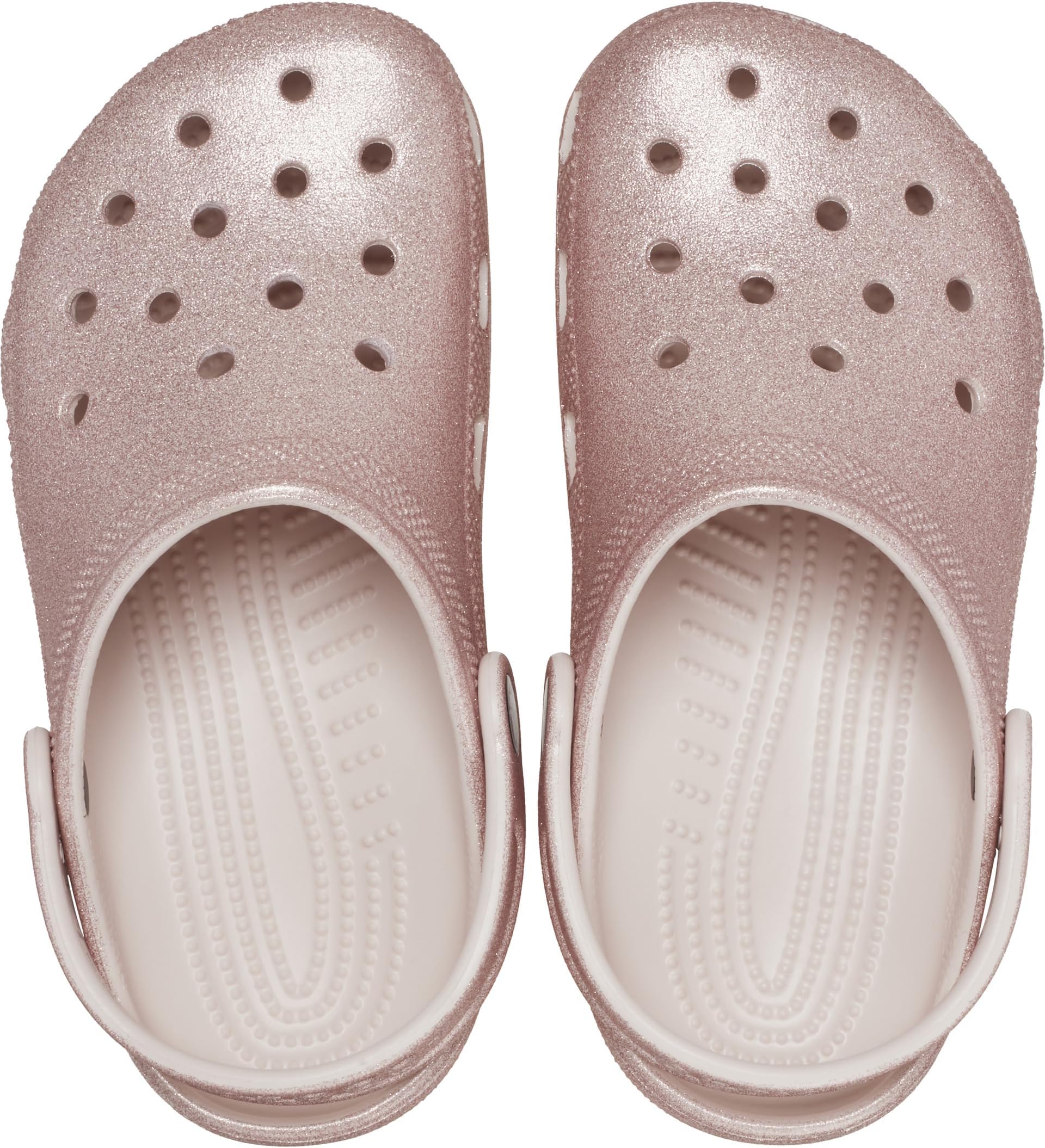 Classic Glitter Clog Crocs, Quartz Glitter