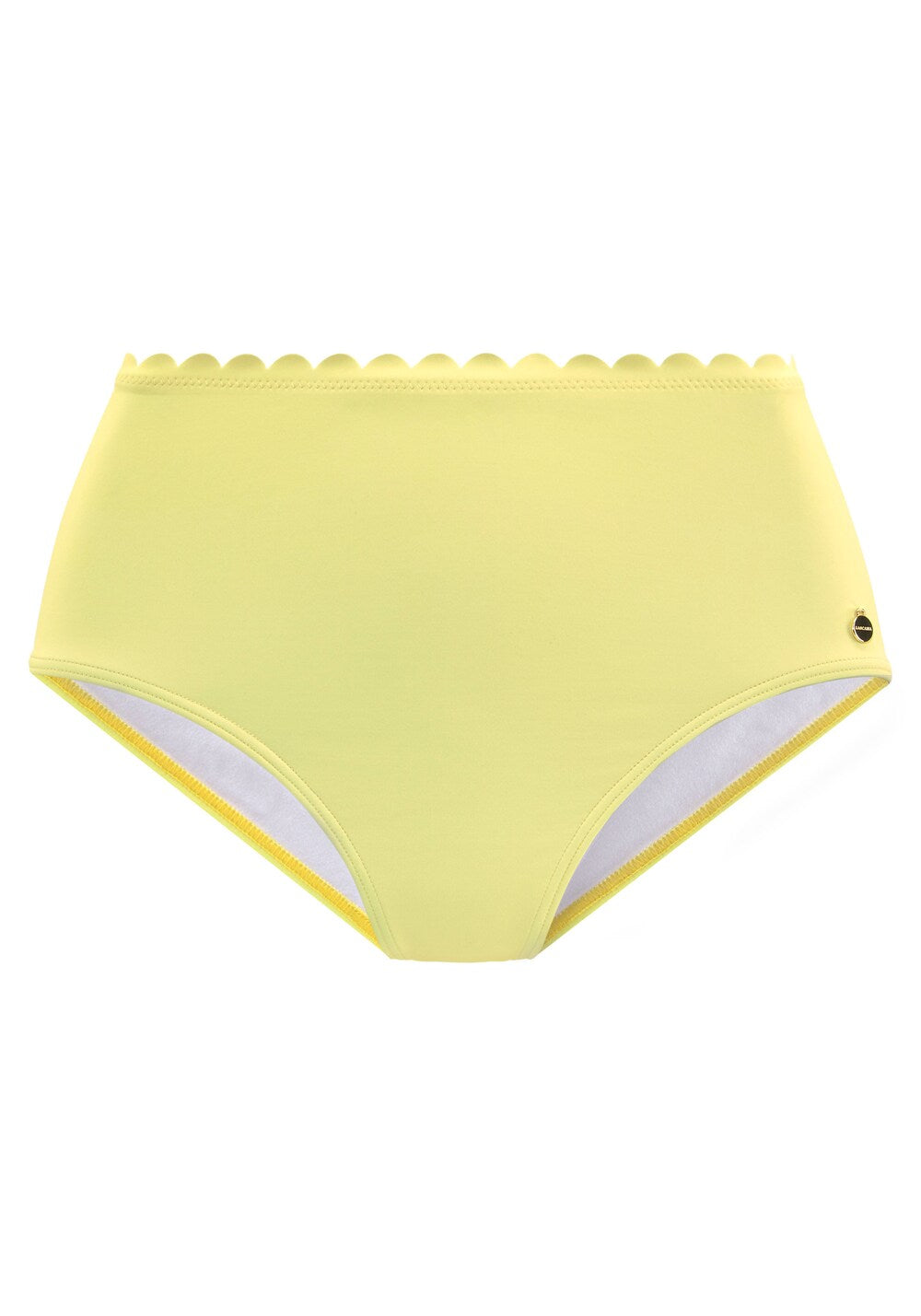 Lascana Scallop bikini bottom, yellow