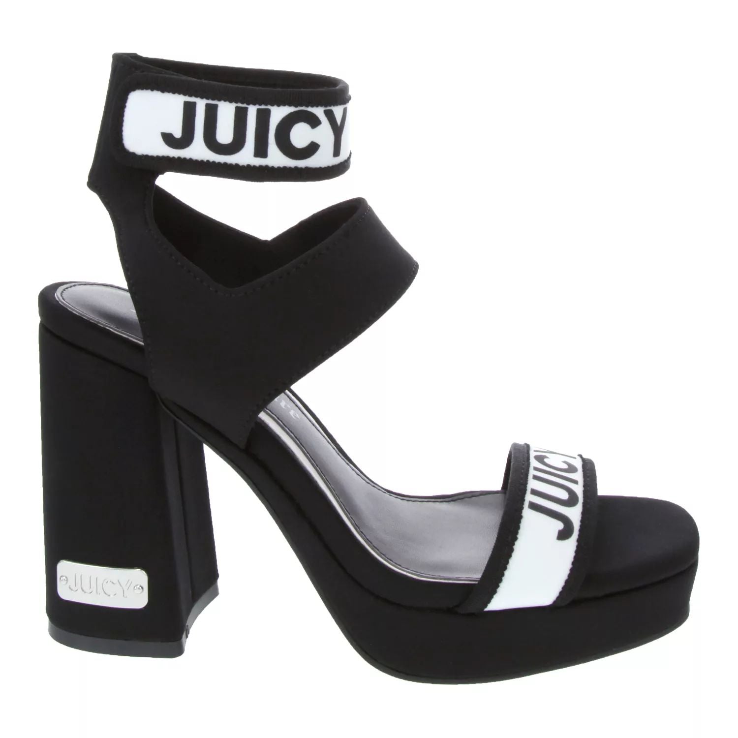 حذاء نسائي بكعب عالٍ لامع من Juicy Couture