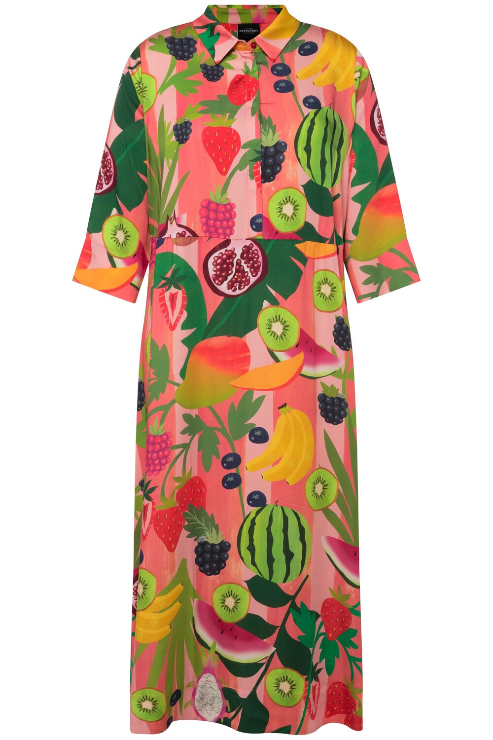 Ulla Popken shirt-dress, mixed colors